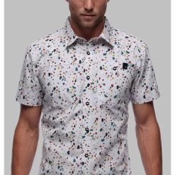 BLACK DIAMOND M SS SOLUTION SHIRT BIRCH-GYM HOLD PRINT 23 -Magasin de matériel d'alpinisme 9 126330 m ss solution shirt birch gym hold print ap753004 9289 03