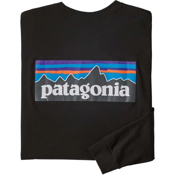 PATAGONIA M'S L/S P-6 LOGO RESPONSIBILI-TEE BLACK 23 5 PATAGONIA M'S L/S P-6 LOGO RESPONSIBILI-TEE BLACK 23 – Image 3