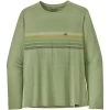 PATAGONIA M'S L/S CAP COOL DAILY GRAPHIC SHIRT LINE LOGO RIDGE STRIPE: SALVIA GREEN X-DYE 23 -Magasin de matériel d'alpinisme 9 126851 45190 lsgx 01