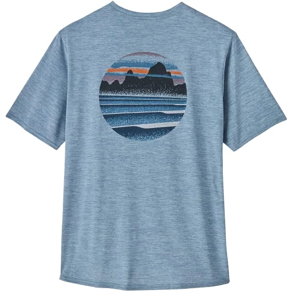 PATAGONIA M'S CAP COOL DAILY GRAPHIC SHIRT SKYLINE STENCIL: STEAM BLUE X-DYE 23 4 PATAGONIA M'S CAP COOL DAILY GRAPHIC SHIRT SKYLINE STENCIL: STEAM BLUE X-DYE 23 – Image 2