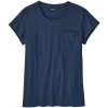 PATAGONIA W'S MAINSTAY TEE TIDEPOOL BLUE 23 -Magasin de matériel d'alpinisme 9 126869 52982 tidb 01