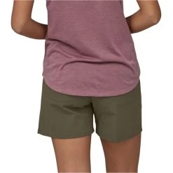 PATAGONIA W'S QUANDARY SHORTS - 5 IN. BASIN GREEN 23 -Magasin de matériel d'alpinisme 9 126934 58091 bsng 03