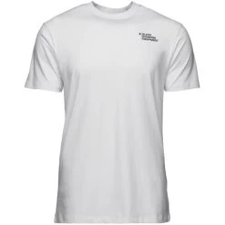 BLACK DIAMOND M HERITAGE EQUIPMENT SS TEE WHITE 23