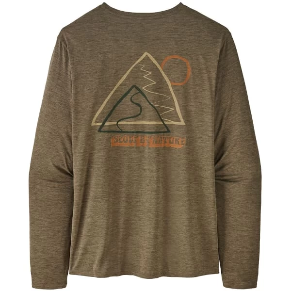 PATAGONIA M'S L/S CAP COOL DAILY GRAPHIC SHIRT SLOW GOING BASIN GREEN X-DYE 23 4 PATAGONIA M'S L/S CAP COOL DAILY GRAPHIC SHIRT SLOW GOING BASIN GREEN X-DYE 23 – Image 2