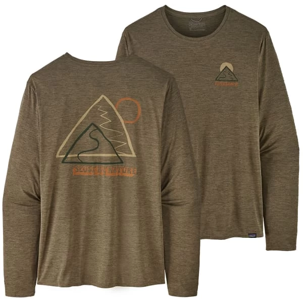 PATAGONIA M'S L/S CAP COOL DAILY GRAPHIC SHIRT SLOW GOING BASIN GREEN X-DYE 23 5 PATAGONIA M'S L/S CAP COOL DAILY GRAPHIC SHIRT SLOW GOING BASIN GREEN X-DYE 23 – Image 3