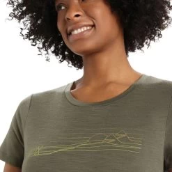 ICEBREAKER W TECH LITE II SS TEE SKI STRIPES LODEN 23 10 ICEBREAKER W TECH LITE II SS TEE SKI STRIPES LODEN 23 -Magasin de matériel d'alpinisme 9 128539 ib0a56it069 04