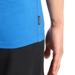 ICEBREAKER M TECH LITE II SS TEE SKIING YETI LAZURITE 23 -Magasin de matériel d'alpinisme 9 128556 ib0a56im580 06