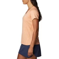 COLUMBIA ZERO RULES™ SHORT SLEEVE SHIRT PEACH HEATHER 23 -Magasin de matériel d'alpinisme 9 128674 1533571 812 03