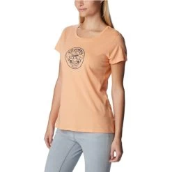 COLUMBIA DAISY DAYS™ SHORT SLEEVE GRAPHIC TEE PEACH HEATHER/BUGVENTURE GRAPHIC 23 -Magasin de matériel d'alpinisme 9 128720 daisy days tm short sleeve graphic tee peach heather bugventure graphic 1934592 829 03