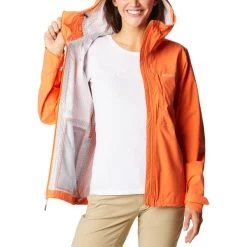 COLUMBIA OMNI-TECH AMPLI-DRY SHELL SUNSET ORANGE 23 -Magasin de matériel d'alpinisme 9 128724 1938973 853 05