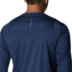 COLUMBIA ALPINE CHILL™ ZERO LONG SLEEVE SHIRT COLLEGIATE NAVY HEATHER 23 -Magasin de matériel d'alpinisme 9 128735 alpine chill tm zero long sleeve shirt collegiate navy heather 1990533 464 05