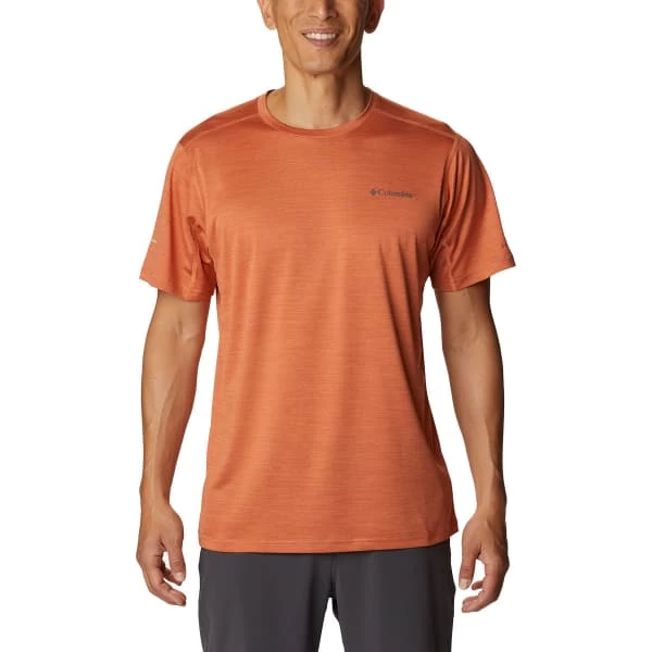 COLUMBIA ALPINE CHILL™ ZERO SHORT SLEEVE CREW DESERT ORANGE HEATHER 23 3 COLUMBIA ALPINE CHILL™ ZERO SHORT SLEEVE CREW DESERT ORANGE HEATHER 23