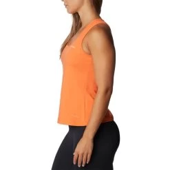 COLUMBIA HIKE™ PERFORMANCE TANK SUNSET ORANGE/PEACH BLOSSOM LOGO 23 -Magasin de matériel d'alpinisme 9 128744 2012571 853 03