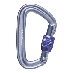 BLACK DIAMOND LITEFORGE SCREWGATE CARABINER GRAY 23