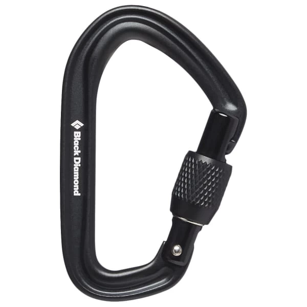 BLACK DIAMOND HOTFORGE SCREWGATE CARABINER BLACK 23 3 BLACK DIAMOND HOTFORGE SCREWGATE CARABINER BLACK 23