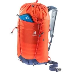 DEUTER GUIDE LITE 24 PAPAYE/NAVY 22 -Magasin de matériel d'alpinisme 9 83254 3360121 9311 03