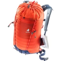 DEUTER GUIDE LITE 24 PAPAYE/NAVY 22 -Magasin de matériel d'alpinisme 9 83254 3360121 9311 04
