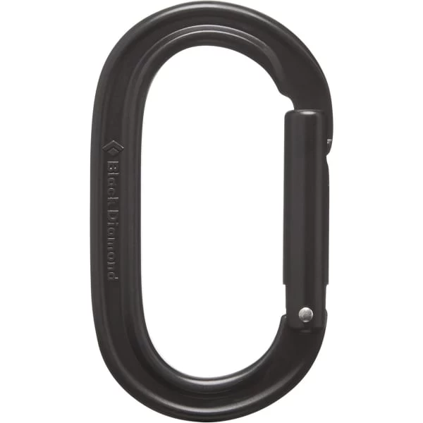 BLACK DIAMOND OVAL KEYLOCK CARABINER BLACK 23 3 BLACK DIAMOND OVAL KEYLOCK CARABINER BLACK 23